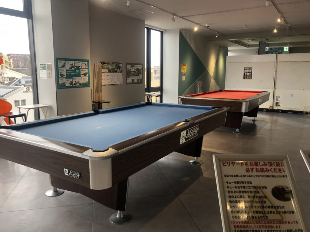 billiards table