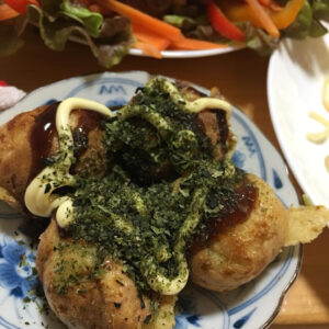 Home made Japanese takoyaki